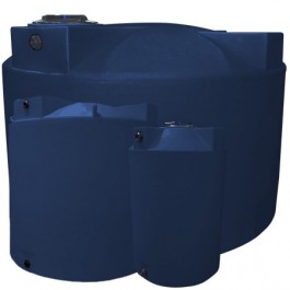 2500 Gallon Dark Blue Heavy Duty Vertical Storage Tank