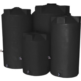 250 Gallon Dark Grey Emergency Water Tank