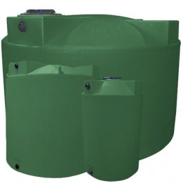 125 Gallon Light Green Vertical Water Storage Tank