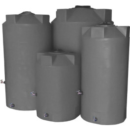 100 Gallon Light Grey Emergency Water Tank