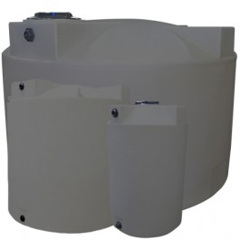 150 Gallon Light Grey Vertical Water Storage Tank