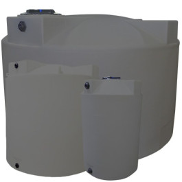 200 Gallon Light Grey Vertical Water Storage Tank
