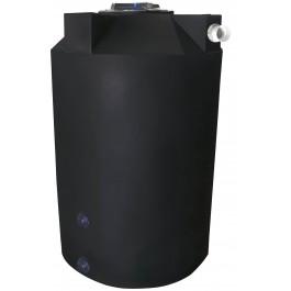 100 Gallon Black Rainwater Collection Tank
