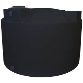 1500 Gallon Black Vertical Water Storage Tank