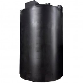 5000 Gallon Black Vertical Water Storage Tank
