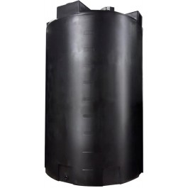 5000 Gallon Black Heavy Duty Vertical Storage Tank