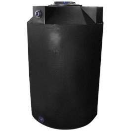 500 Gallon Black Heavy Duty Vertical Storage Tank