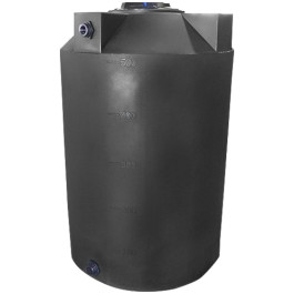 500 Gallon Dark Grey Heavy Duty Vertical Storage Tank