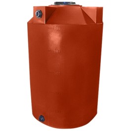 500 Gallon Red Brick Vertical Water Storage Tank