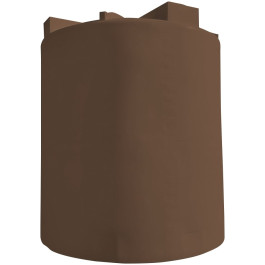 10000 Gallon Dark Brown Vertical Water Tank