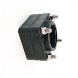 2" PP Female NPT Bolted Fitting w/ EPDM Gasket