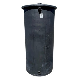 325 Gallon Black Vertical Water Storage Tank