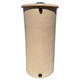 325 Gallon Beige Vertical Water Storage Tank