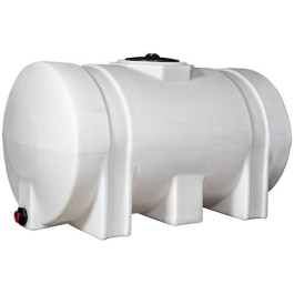 325 Gallon White Horizontal Leg Tank