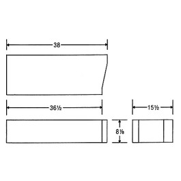 17 Gallon Marine Fresh Water Tank