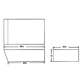 47 Gallon Marine Fresh Water Tank
