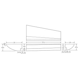 70 Gallon Marine Fresh Water Tank