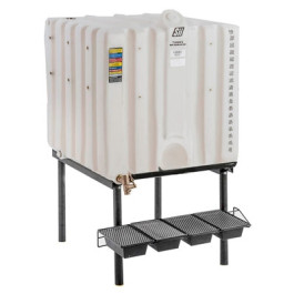 180 Gallon Stackable Cubetainer Tanks & Gravity Feed System