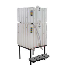 120 & 180 Gallon Dual Stackable Cubetainer Tanks & Gravity Feed System