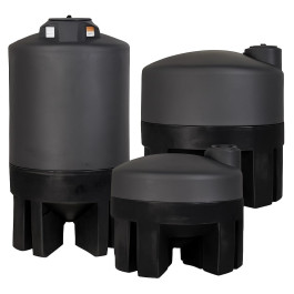 225 Gallon Heavy Duty Cone Bottom Tank w/ Poly Stand