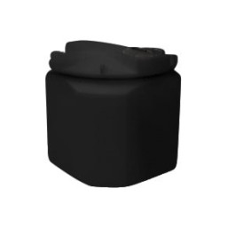 1000 Gallon ASTM HDPE Black Double Wall Tank