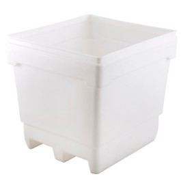 2800 Series Snyder Material Handling Bin with 2-Way Molded-In Pallet Base