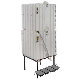 180 Gallon Dual Stackable Cubetainer Tanks & Gravity Feed System