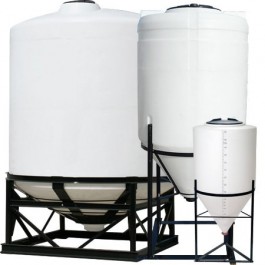3000 Gallon XLPE Cone Bottom Tank
