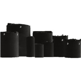 200 Gallon Black Heavy Duty Vertical Storage Tank