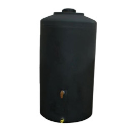 100 Gallon Black Residential Emergency Water Tank