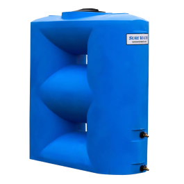 500 Gallon Light Blue Emergency Doorway Water Tank