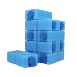 3.5 Gallon Light Blue Emergency Water Tank - 10 Pack