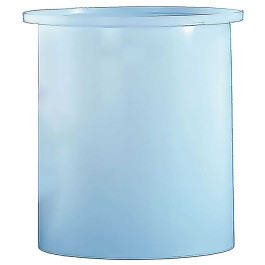 275 Gallon PE Cylindrical Open Top Tank