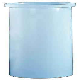 330 Gallon PE Cylindrical Open Top Tank