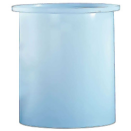 500 Gallon PE Cylindrical Open Top Tank