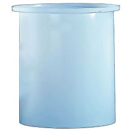 500 Gallon PP Cylindrical Open Top Tank