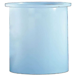 1000 Gallon PE Cylindrical Open Top Tank