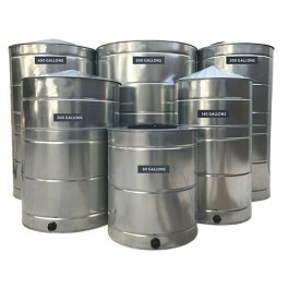 1200 Gallon Stainless Steel Rainwater Collection Storage Tank