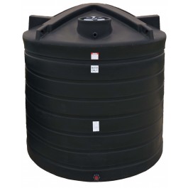 2500 Gallon Black Vertical Water Storage Tank