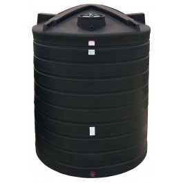 10000 Gallon Black Vertical Water Storage Tank