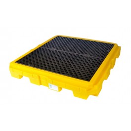 UltraTech 4-Drum Spill Pallet Plus, With Drain