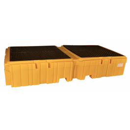 UltraTech Twin IBC Spill Pallet, With Drain