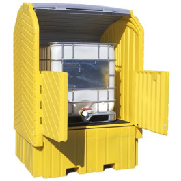 UltraTech IBC Hard Top Spill Pallet, With Drain