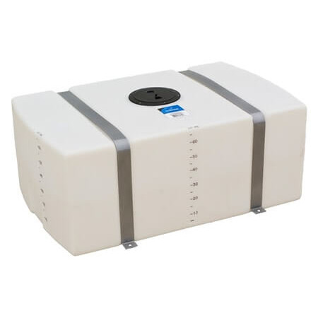 68 Gallon White Low Profile Transport Tank | Ace LP0068-RT