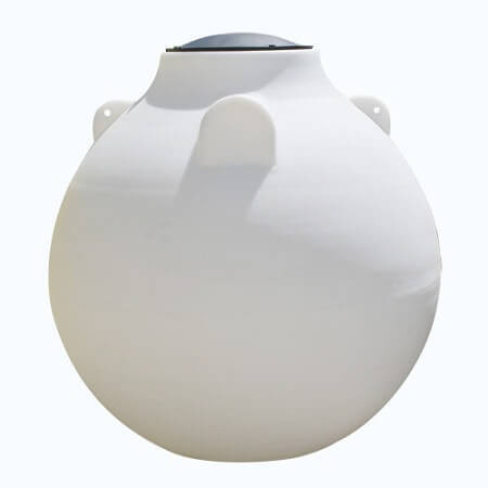 250 Gallon White Underground Water Tank | Norwesco 43746
