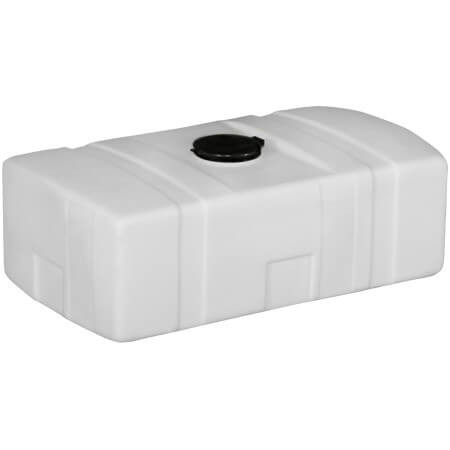 68 Gallon Flat Bottom White Utility Tank | Norwesco 43841