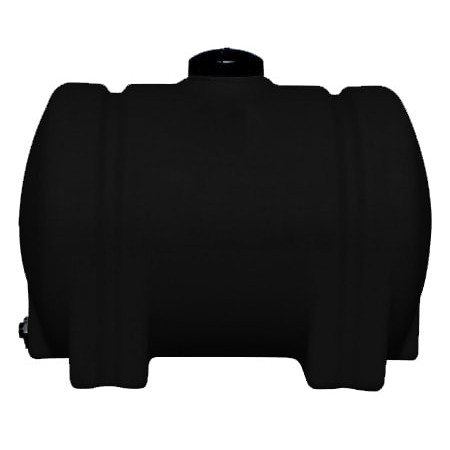 55 Gallon Black Horizontal Leg Tank | Norwesco 42819