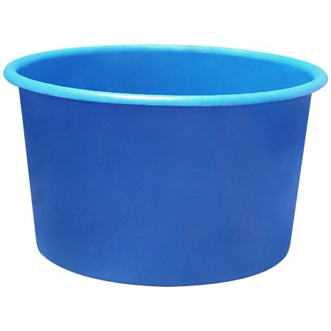 210 gallon cylindrical aquaponic open top tank dura-cast