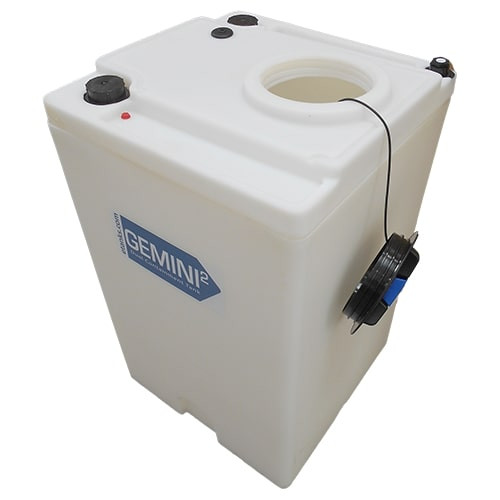 70 Gallon Heavy Duty Double Wall Tank - White | Peabody 30072