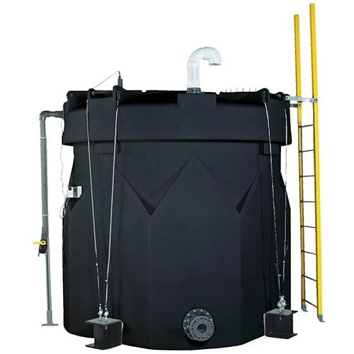 2000 Gal. XLPE Black Captor Double Wall Tank | Snyder 5570000N48